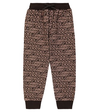 Logo cotton jersey sweatpants | Dolce&Gabbana Kids