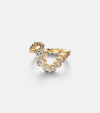 Ring Grand Ensemble Ocean aus 18kt Gelbgold (750/1000) mit Diamanten | Sophie Bille Brahe