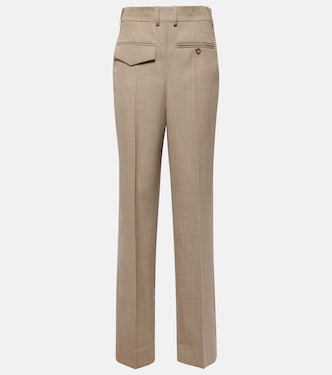 Pantalon droit en laine vierge | Victoria Beckham