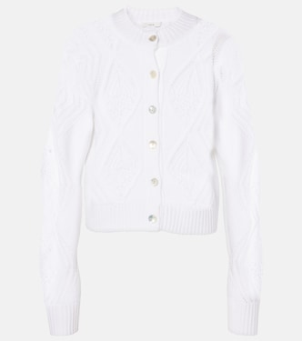 Cropped cotton cardigan | Vince