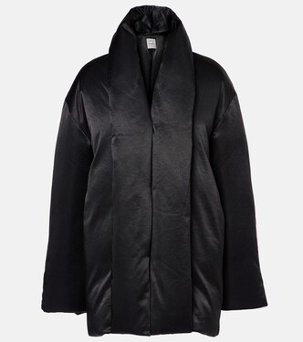 Satin down jacket | Toteme