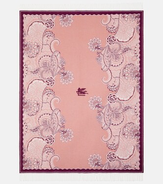Floral wool throw | Etro