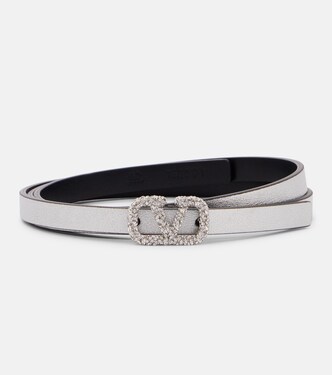 VLogo Signature reversible leather belt | Valentino Garavani