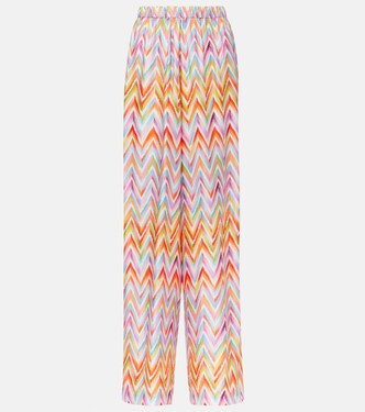 Zigzag wide-leg pants | Missoni