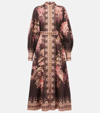 Midikleid Illuminate aus Leinen | Zimmermann