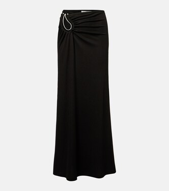 Paisley gathered maxi skirt | Christopher Esber