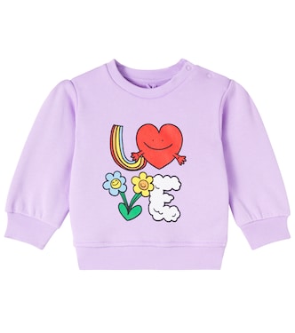 Baby printed cotton sweatshirt | Stella McCartney Kids