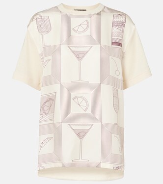 Mazzorbo printed silk jersey T-shirt | Loro Piana