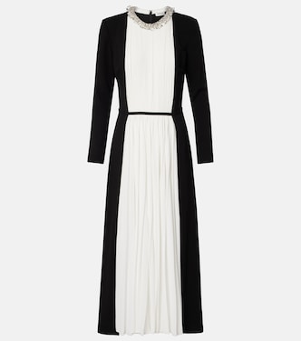 Verziertes Midikleid Esther aus Crêpe | Simkhai