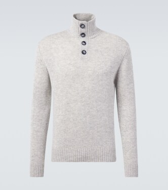 Wool and cashmere turtleneck sweater | Allude