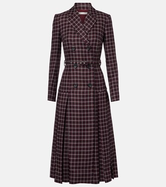 Chaney houndstooth wool-blend midi dress | Emilia Wickstead