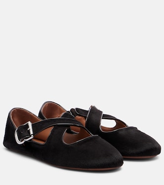 Calf hair ballet flats | Alaïa