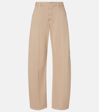 Mid-rise wide-leg jeans | Brunello Cucinelli
