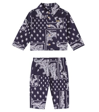 Baby Luis cotton shirt and pants set | The New Society
