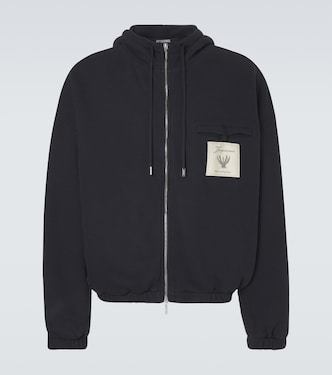 Torneo cotton fleece zip-up hoodie | Jacquemus
