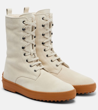 Winter Gommino suede lace-up boots | Tod's