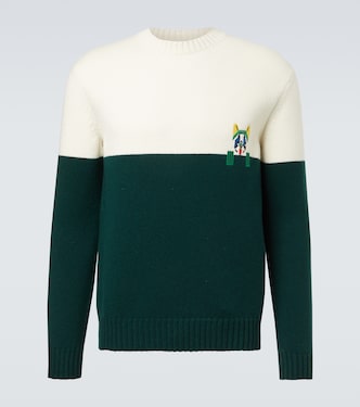 x Louis Wain embroidered wool sweater | Loewe