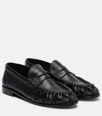 Le Loafer leather penny loafers | Saint Laurent