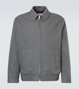 Cotton and silk blouson jacket  | Lardini