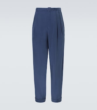 Silk habotai tapered pants | Saint Laurent