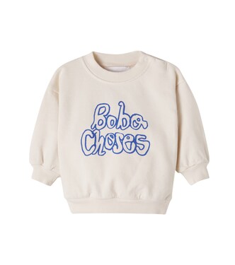 Baby logo cotton sweatshirt | Bobo Choses