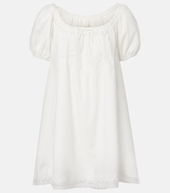 Vestido corto Galle de algodón con encaje | Faithfull