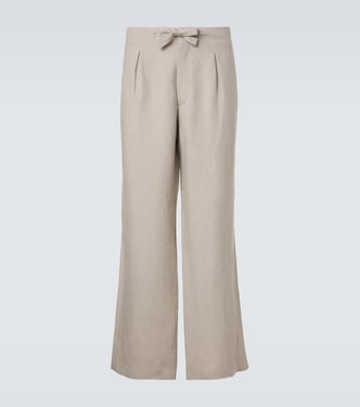 Linen straight pants | Stòffa