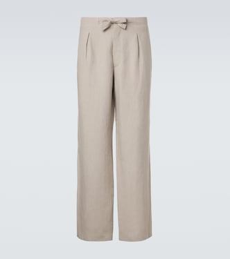 Linen straight pants | Stòffa