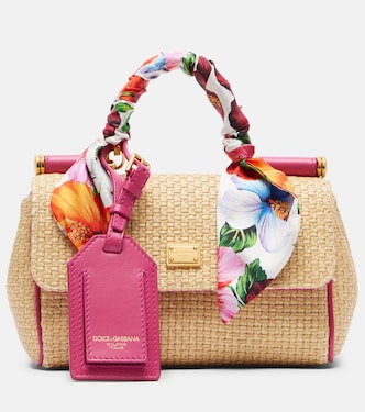 Borsa Sicily Small effetto rafia | Dolce&Gabbana