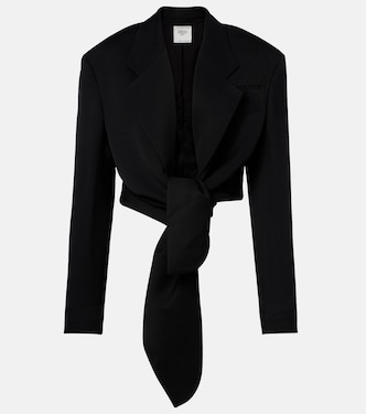 Petunia striped cropped jacket | Calvin Klein Collection