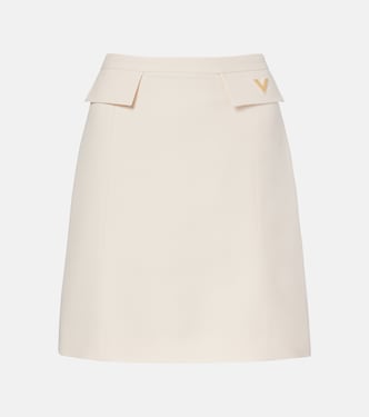 Mini-jupe VGold en Crêpe Couture | Valentino