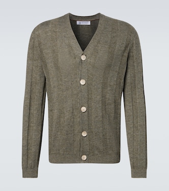 Linen and cotton cardigan | Brunello Cucinelli