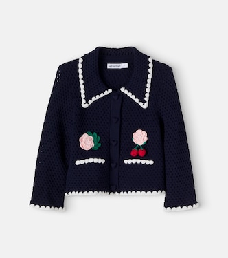 Crochet cardigan | Self-Portrait Kids