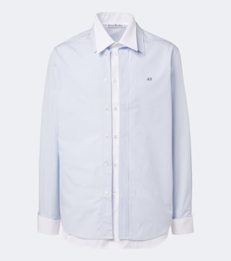 Layered cotton poplin shirt | Acne Studios