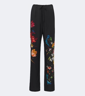 Bedruckte Weite Hose | Dries Van Noten