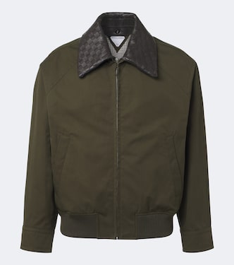Intrecciato cotton twill blouson jacket | Bottega Veneta