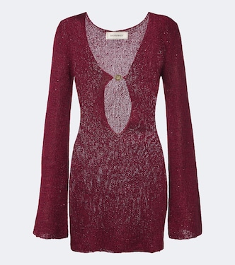 Rey sequined knitted minidress | Bananhot