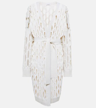 Open-knit virgin wool cardigan | Alaïa