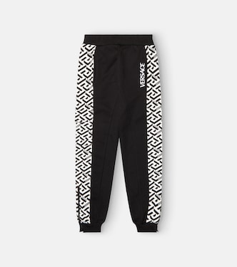 Pantalon de survêtement La Greca en coton | Versace Kids