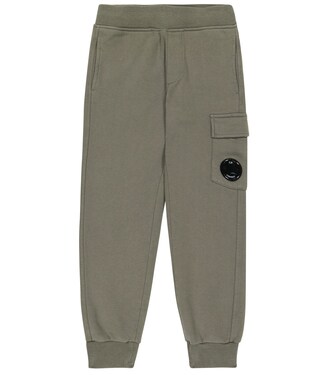 Logo cotton jersey sweatpants | C.P. Company Kids