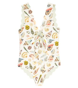 Palm Springs scalloped swimsuit | Marysia Bumby