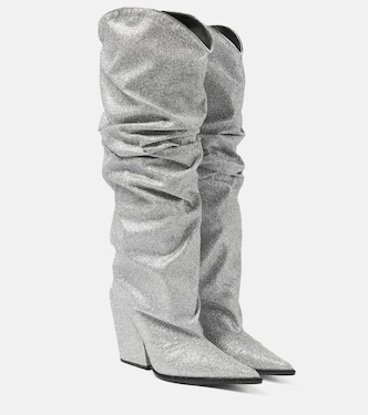 Botas altas con glitter | Alexandre Vauthier