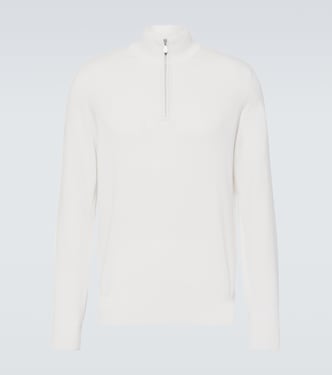 Cashmere half-zip sweater | Brunello Cucinelli