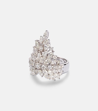 Ring Y-Not aus 18kt Weißgold (750/1000) mit Diamanten | Yeprem