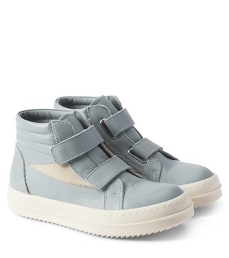 Porterville leather high-top sneakers | Rick Owens Kids