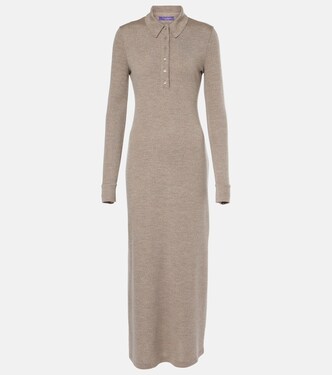 Wool jersey polo dress | Ralph Lauren Collection