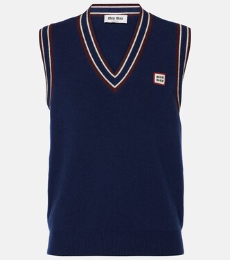 Wool and cashmere sweater vest | Miu Miu