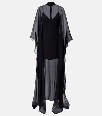 Lanzarote Garden crêpe chiffon kaftan | Taller Marmo