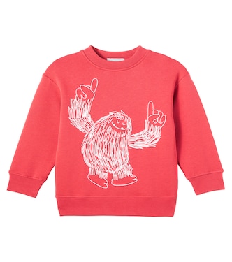 Printed cotton jersey sweatshirt | Stella McCartney Kids