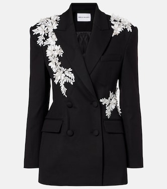 Danna floral-appliqué blazer | Rebecca Vallance
